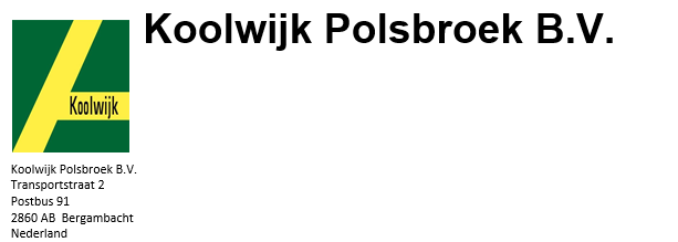 Koolwijk Polsbroek briefhoofd